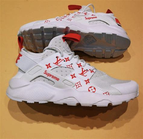 nike huarache supreme louis vuitton price|supreme louis vuitton slippers.